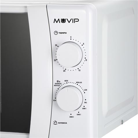 MICROONDAS 20 LITROS 700W CON GRILL Y FUNCIÓN DESCONGELACIÓN MUVIP - MV0593-3