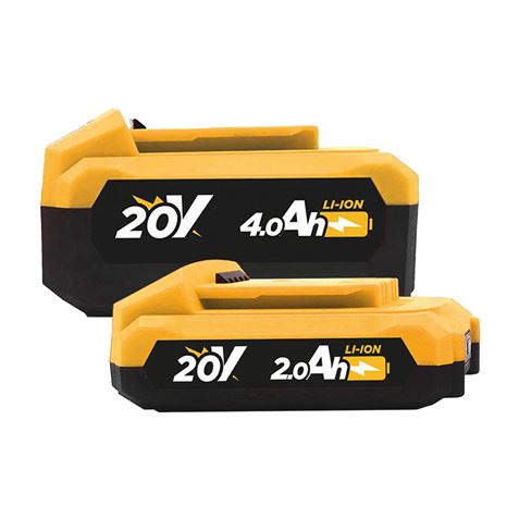 PACK 20V TALADRO PERCUTOR + RADIAL 115/125MM | BATERIAS 2AH Y 4AH BLIM - BL0416-3