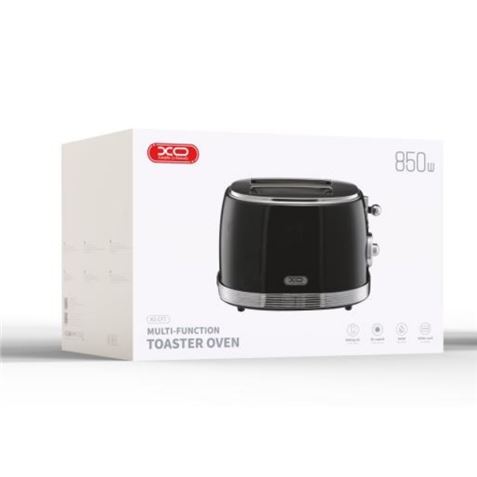 TOSTADORA VINTAGE 850W NEGRO PLATA XOCF7 XO - XOCF7-1