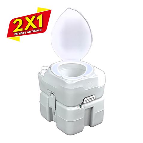 INODORO QUÍMICO PORTÁTIL 20 LITROS DIAGONAL CON NIVEL MUVIP (2 X 1)