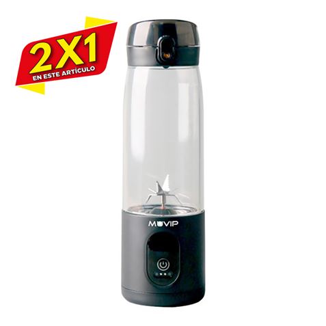 BATIDORA DE VASO PORTÁTIL RECARGABLE 600ML MUVIP (2 X 1)