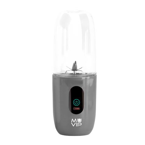 REAC BATIDORA DE VASO PORTÁTIL RECARGABLE COLOR DESIGN 460ML GRIS MUVIP - MV0542