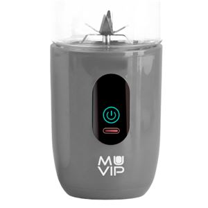 REAC BATIDORA DE VASO PORTÁTIL RECARGABLE COLOR DESIGN 460ML GRIS MUVIP - MV0542-1