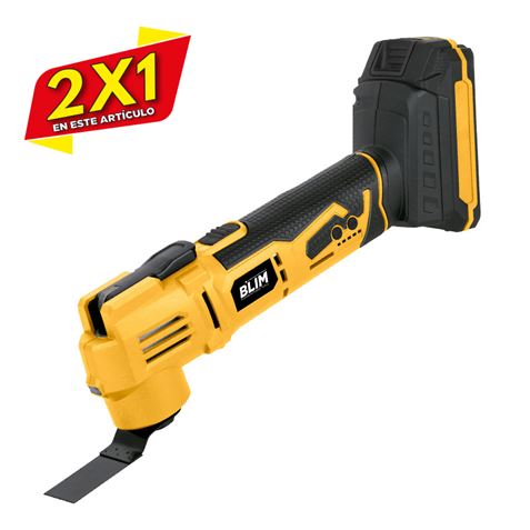MULTIHERRAMIENTA DE BATERIA 20V (SIN BATERÍA) BLIM (2 X 1)