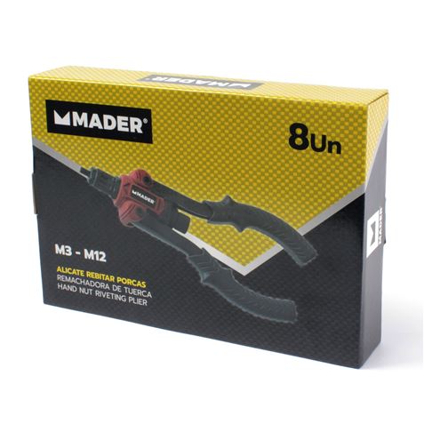 REMACHADORA TUERCAS 200 MM 8PCS MADER - 61293-5