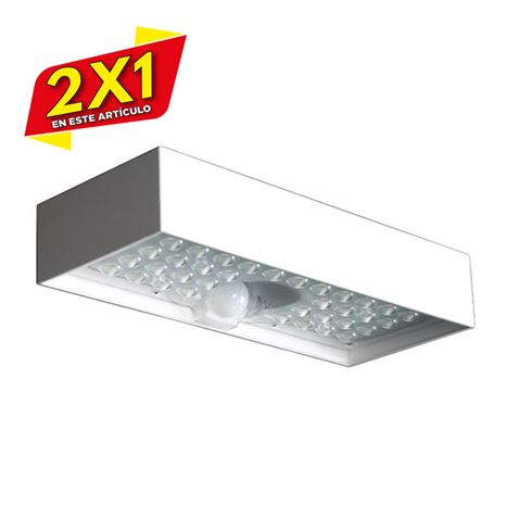 APLIQUE LED SOLAR MODERN 6W 800LM BLANCO ELBAT (2 X 1)