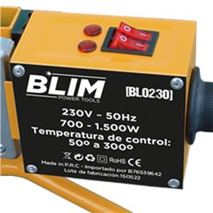 REACONDICIONADA MAQUINA SOLDAR TUBERIA PPR 700 - 1.500W BLIM - BL0230-2