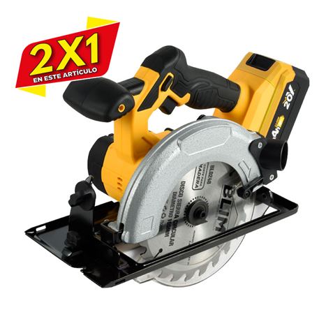 SIERRA CIRCULAR 20V 165MM | BATERIA 4AH BLIM (2 X 1)