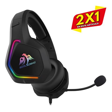 AURICULAR GAMING G6 | XBOX | PS5 | SWITCH | PC | NEGRO COOLSOUND (2 X 1)