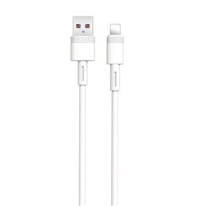 CABLE NBQ166 CARGA RAPIDA USB - LIGHTNING | 5A | 1 METRO | BLANCO XO - XONBQ166LGWH