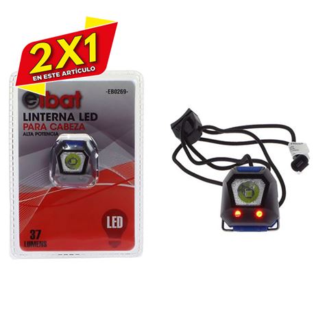 LINTERNA LED PARA CABEZA ELBAT (2 X 1)