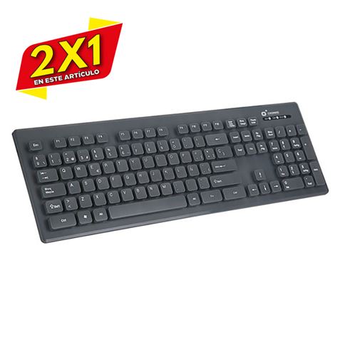 TECLADO CONFORT G660 GRIS CROMAD (2 X 1)