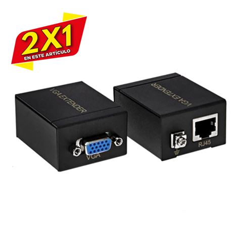 EXTENDER VGA 60 METROS UTP CROMAD (2 X 1)