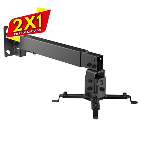 SOPORTE TECHO / PARED PROYECTOR EXTENSIBLE CROMAD (2 X 1)