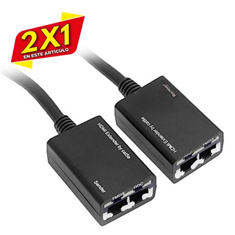 EXTENDER HDMI 30 METROS UTP CROMAD (2 X 1)