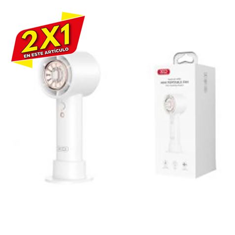 MINI VENTILADOR PORTATIL MF93 BLANCO XO (2 X 1)