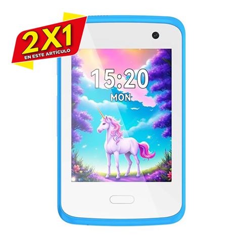 TELEFONO MOVIL CON CAMARA INFANTIL H150 AZUL XO (2 X 1)