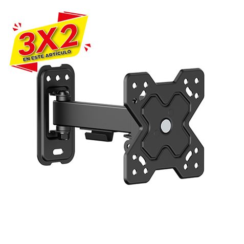 SOPORTE CON BRAZO TV 13\"-32\" UNA EXTENSION CROMAD (3 X 2)