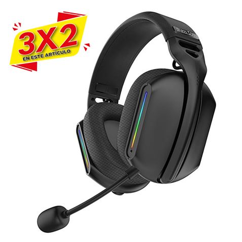 AURICULAR GAMING G11 BLUETOOTH RGB NEGRO COOLSOUND (3 X 2)