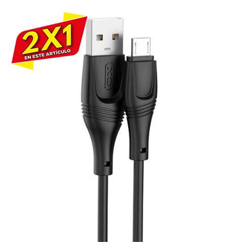 CABLE MICRO USB NB238 3 METROS NEGRO XO (2 X 1)