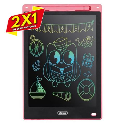 PIZARRA DIGITAL INFANTIL 10\" ROSA V01 XO (2 X 1)