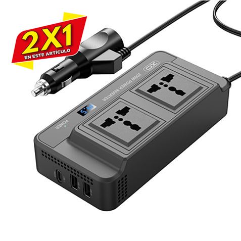 INVERSOR 12V A 220V 200W CZ011 XO (2 X 1)