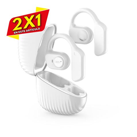 AURICULARES TWS G20 CLIP DEPORTIVO BLANCOS XO (2 X 1)