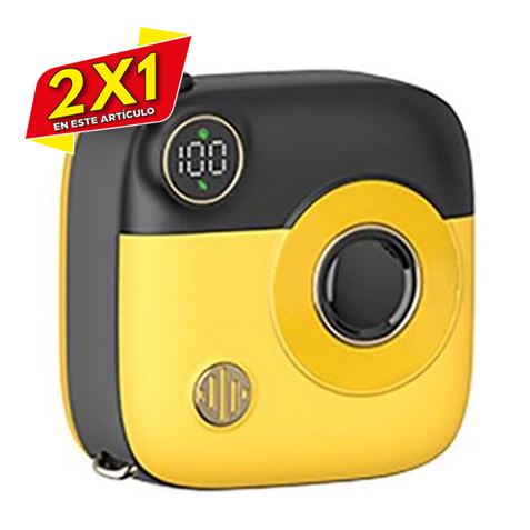 POWERBANK MAGNÉTICA MINI PR223 10000MAH | TIPO C AMARILLA/NEGRA XO (2 X 1)