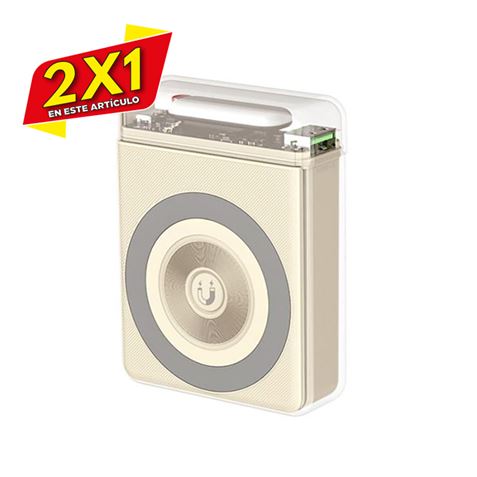 POWERBANK MAGNÉTICA MINI PR226 LED 10000MAH USB + TIPO C BLANCO XO (2 X 1)