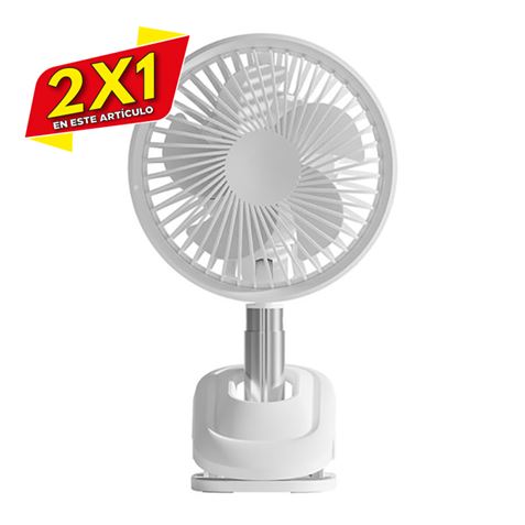 VENTILADOR MULTIFUNCIÓN CLIP FAN BATERÍA MF73 XO (2 X 1)