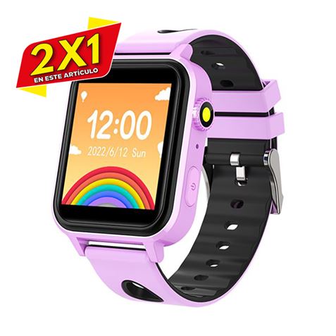 SMARTWATCH KIDS PUZZLE H120 VIOLETA XO (2 X 1)