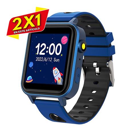 SMARTWATCH KIDS PUZZLE H120 AZUL XO (2 X 1)