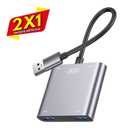 ADAPTADOR HUB USB HUB012A 4 EN 1 XO (2 X 1)
