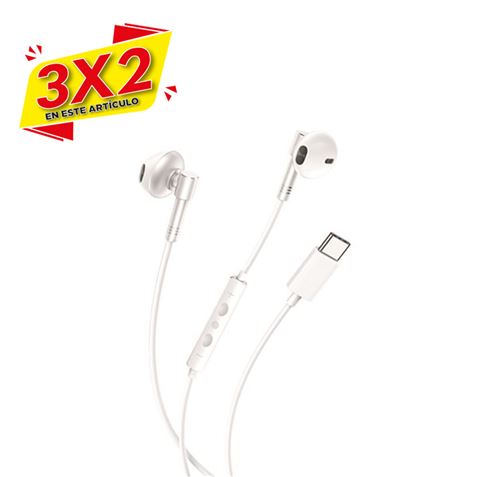 AURICULAR EP60 TIPO C BLANCO XO (3 X 2)