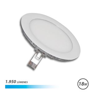 REACONDICIONADO DOWNLIGHT EMPOTRAR ULTRAPLANO LED LUZ FRIA 18W 1950LM ELBAT