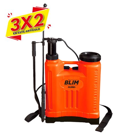 SULFATADORA DE ESPALDA MANUAL 18 LITROS BLIM (3 X 2)