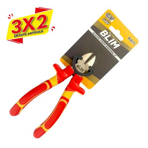 ALICATE CORTE DIAGONAL 6\" 1.000V BLIM (3 X 2)