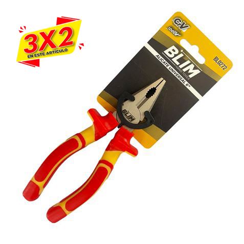 ALICATE UNIVERSAL 6\" 1.000V BLIM (3 X 2)