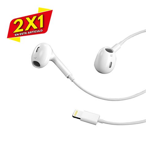 AURICULAR EP45 LIGHTNING BLANCO XO (2 X 1)