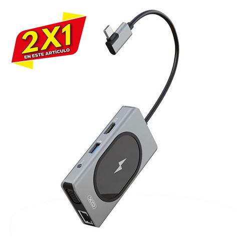 ADAPTADOR TIPO C HUB007 9 EN 1 XO (2 X 1)
