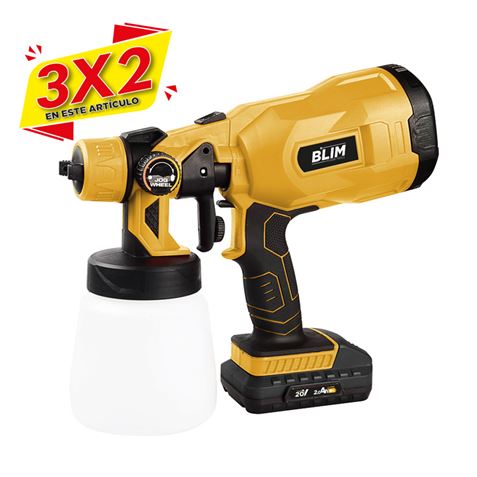 PISTOLA DE PINTAR 20V | BATERIA 2AH BLIM (3 X 2)