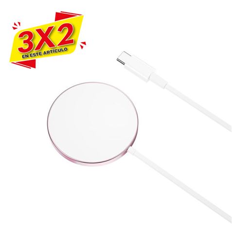 BASE DE CARGA INALAMBRICA IMANTADA SLIM CX011 15W BLANCA XO (3 X 2)