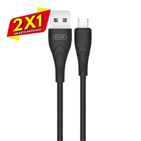 CABLE NB146 CARGA RAPIDA SILICONA USB - MICRO USB | 2.4A | 1 MTR XO (2 X 1)