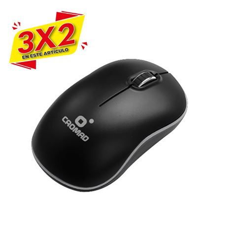 RATON X52 INALAMBRICO NEGRO CROMAD (3 X 2)