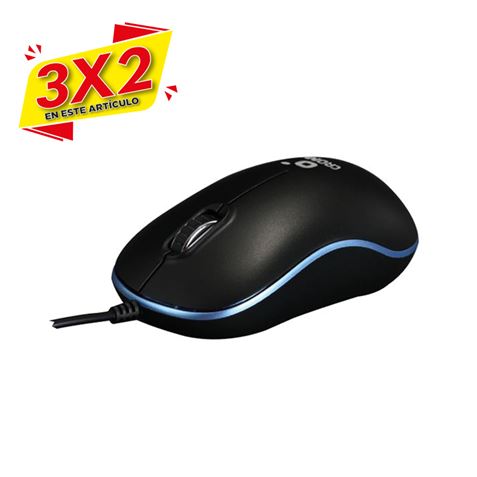 RATON X51 USB 2.0 NEGRO/AZUL CROMAD (3 X 2)