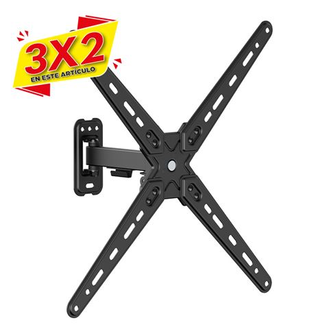 SOPORTE CON BRAZO TV 13\"-55\" UNA EXTENSION CROMAD (3 X 2)