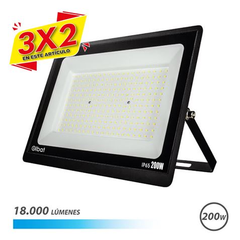 FOCO LED SERIE SUPER SLIM 200W | 18000LM | 6500K ELBAT (3 X 2)