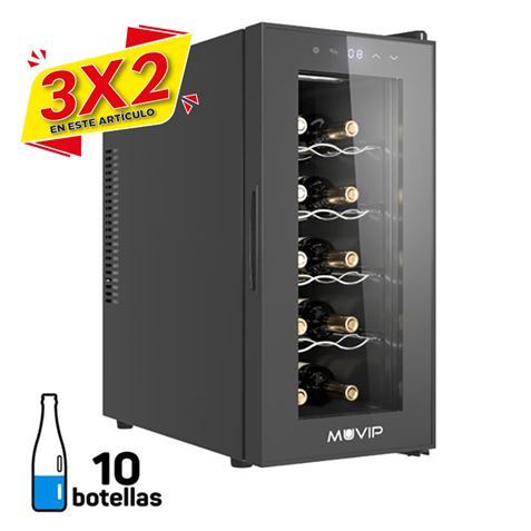 VINOTECA 10 BOTELLAS 65W 56CM MUVIP (3 X 2)