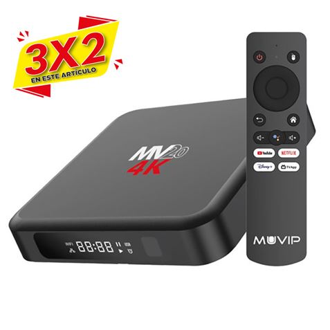 MINI PC SMART TV MV20 4K 5G | ANDROID 12 | 4GB RAM | 32GB MUVIP (3 X 2)