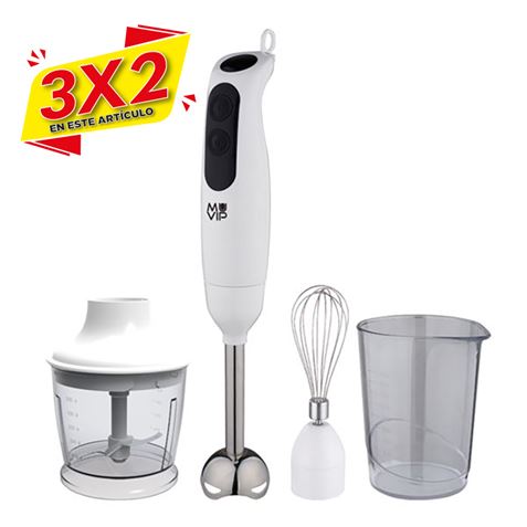 BATIDORA DE MANO 500W + ACCESORIOS MUVIP (3 X 2)